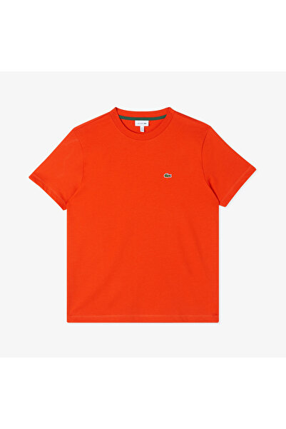 Lacoste Çocuk Bisiklet Yaka Turuncu T-Shirt