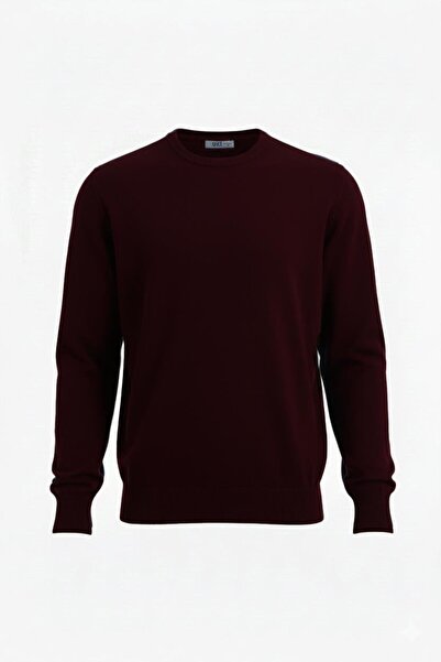 Uki BORDO Bisiklet Yaka Triko Kazak