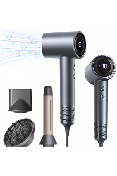 TnsAround Professional Hair Dryer, 3 Magnetic Curling/Straightening/Diffuser ...