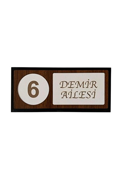 6. Pro Ahşap Kapı Numaralığı