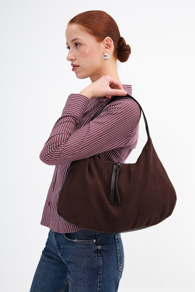 Addax Süet El Ve Omuz Çantası Ç2158