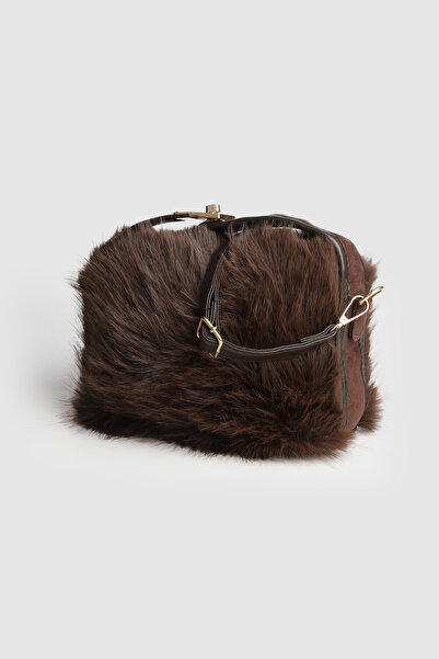 La La'Graccio Paris Geantă de mână și crossbody din pluș Sacyas pentru femei Lagraccio Paris