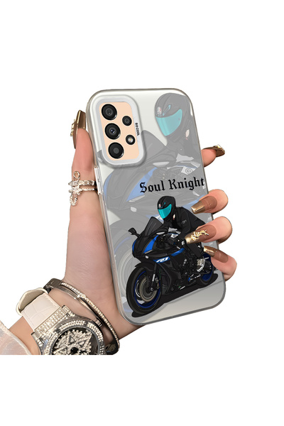 ucuc حافظة سامسونج جالاكسي A33 متوافقة مع الحافة السيليكونية الصلبة ذات الظهر...