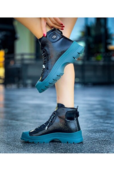 BARIŞ AKBULUT Wool Inside Rubber Sole Vegan Boots