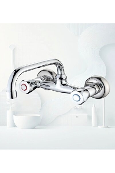 luxury faucet خلاط مطبخ كلاسيكي مع مقبض معدني