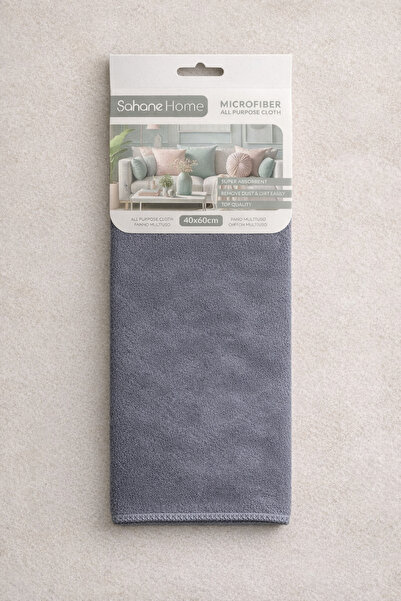 Şahane Pazar Microfiber Cloth Multi-Purpose Cleaning Cloth Soft Textured Effective Set of 2 Shn-1308