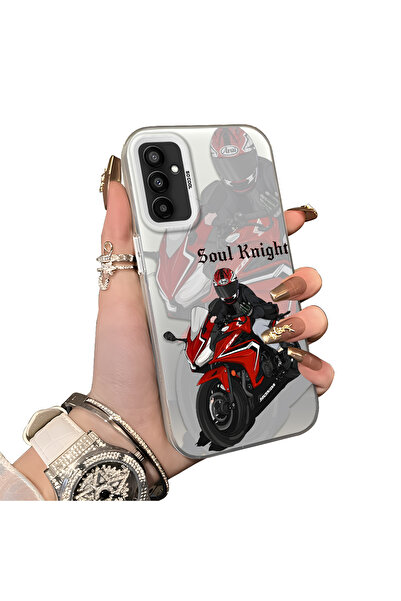 ucuc حافظة سيليكون متوافقة مع هاتف سامسونج جالاكسي M13/M23 ذات حافة صلبة ومضا...