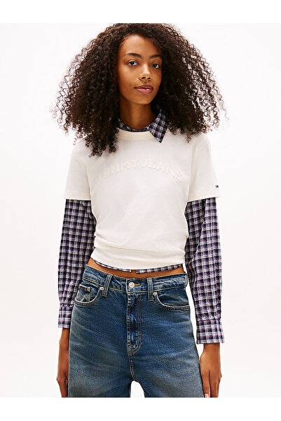 Tommy Hilfiger Kadın TJW Regular Gmd Varsity S/S T-shirt