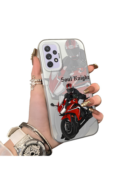 ucuc حافظة سيليكون متوافقة مع هاتف سامسونج جالاكسي A72 ذات حافة صلبة ومضادة ل...