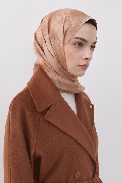 Nihan Dalga Desen Naia Pamuk Şal Mocha