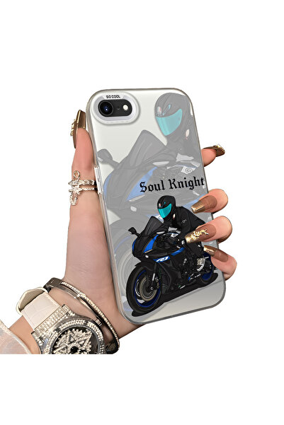 ucuc حافظة لهاتف iPhone 7/8/SE 2020 2022 متوافقة مع حافة السيليكون الصلبة وال...