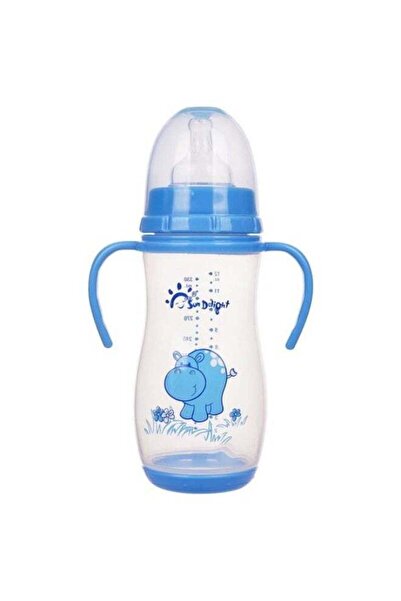 SunDelight Baby Bottle with Double Handle PP 12oz 330ml Wide Neck