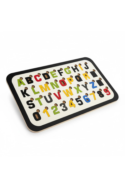 Pemina Büyük Harfli Alfabe ve Sayılı Yapboz