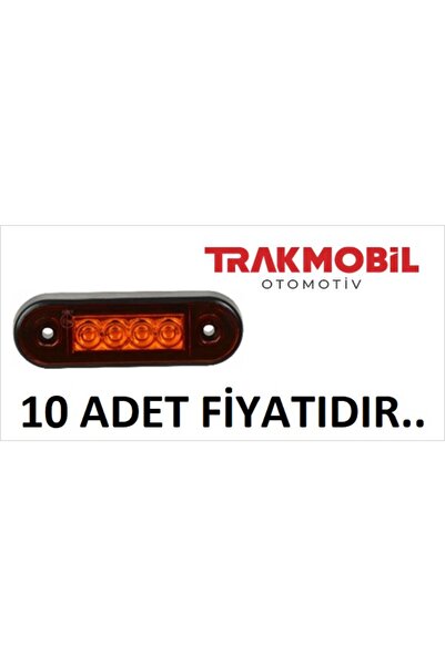FORMPLAS PARMAK LAMBA 4 LEDLİ (10 ADET) Sarı