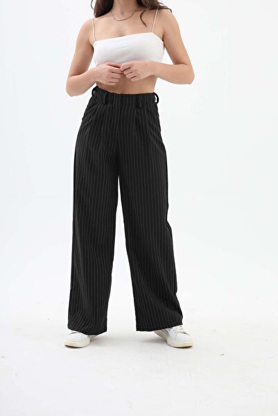 VELİZADE Γυναικείο παντελόνι Palazzo με ψηλή μέση, νέας σεζόν, με λεπτομέρεια...