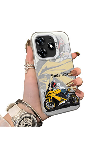 ucuc حافظة تكنو سبارك 10 برو متوافقة مع الحافة السيليكونية الصلبة والمضادة لل...