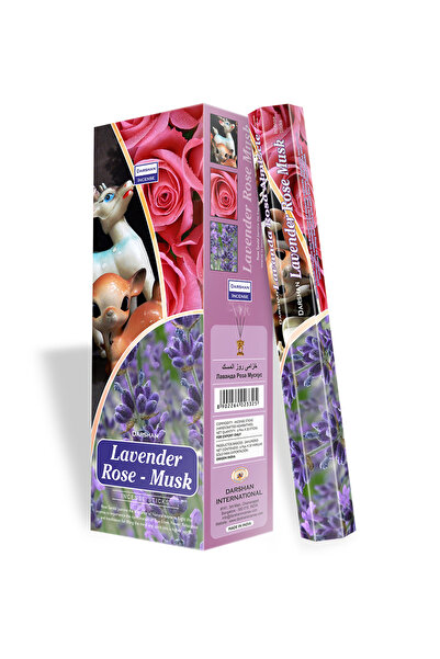 Darshan Incense Lavander Rose Musk/ Lavanta Gül Musk Tütsüsü