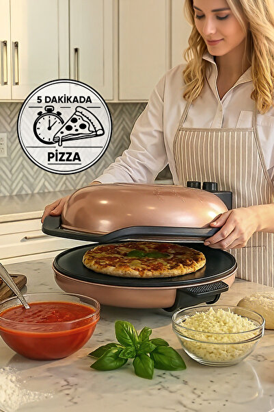 Lorenzo Pietra 12 in 1 Pizza Lahmacun Tandır Ekmeği Bazlama ve Fırın Yemekleri Tepsi Hediyeli Rosie