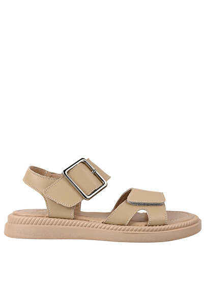 FORMAZIONE Casual sandals, women, FORMAZIONE, K246 beige, leather 40