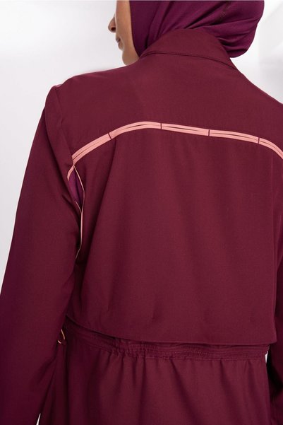 Haşema Active H-Per Fit Purple Modest Tennis Top Act-43