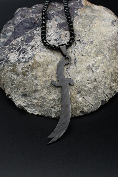 Prestige هرتز. قلادة سيف ذو الفقار من علي، سلسلة من الفولاذ المقاوم للصدأ 2 مم 902493