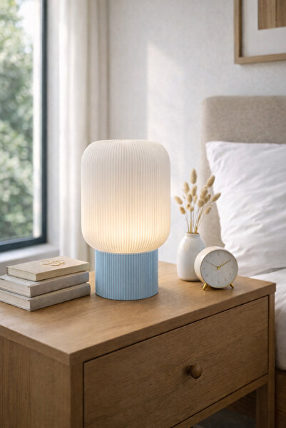 Miolette Lumi Blue Modern Tasarım Abajur