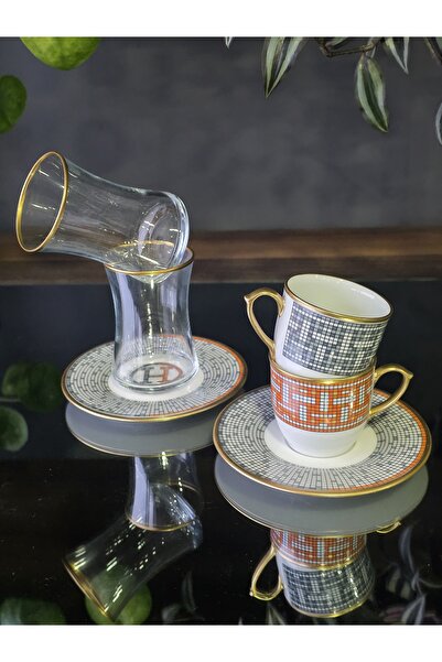 FERMATO Honey 2-Person Coffee and Tea Set