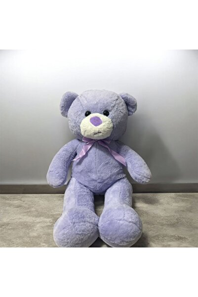 Tigdes دمية دب قطيفة أرجوانية لطيفة جدًا مقاس 55 سم