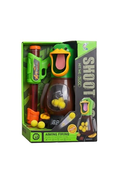 Premium مجموعة مسدسات ألعاب إطلاق الكرات بتصميم بطة للأطفال