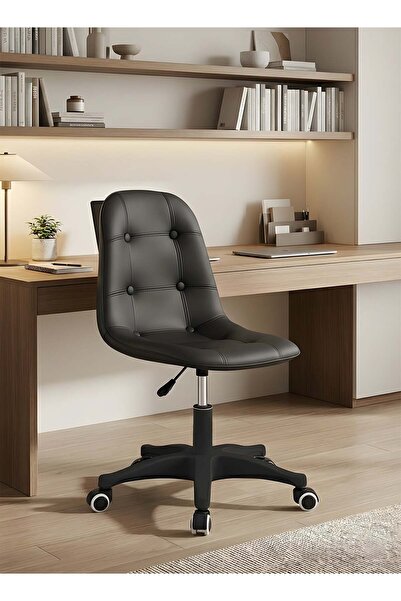 Taimi Modern PU Leather Ergonomic Office Chair with Adjustable Height a Soft ...