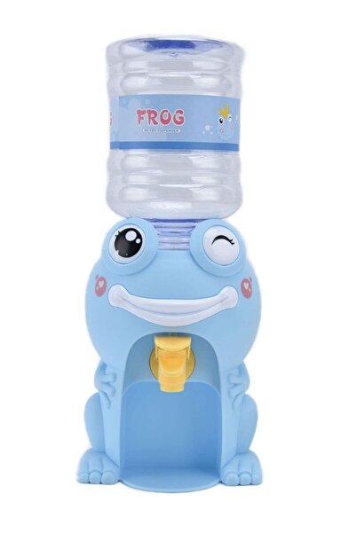 Premium لعبة موزع الماء على شكل ضفدع - لعبة شرب كرتونية زرقاء