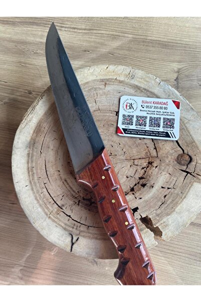 Karadağ 🔪 HALİL ÇILDIR Kelle Bıçağı 3 No – 16,5 cm El Yapımı Paslanmaz Çelik...