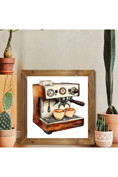 woodhomeworks One Piece Real Wood Framed Decor Τραπέζι τετράγωνο