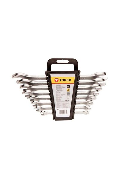 topex Double open-end wrench set 6-22 mm 8 pcs/set 35D656