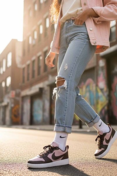 Nike Court Borough LOW Kadın Sneaker Ayakkabı NK-601