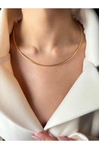 Kius قلادة ذهبية رقيقة من شوبينغ