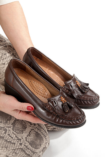 ARTI ARTI AYAKKABI Plus-Plus0142021Y129-5319 Genuine Leather Women's Anatomic Shoes