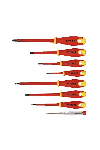 topex Set of 8 screwdrivers 1000V 39D674
