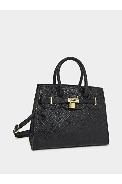 Styli Snakeskin Tote Bag with Dual Handles