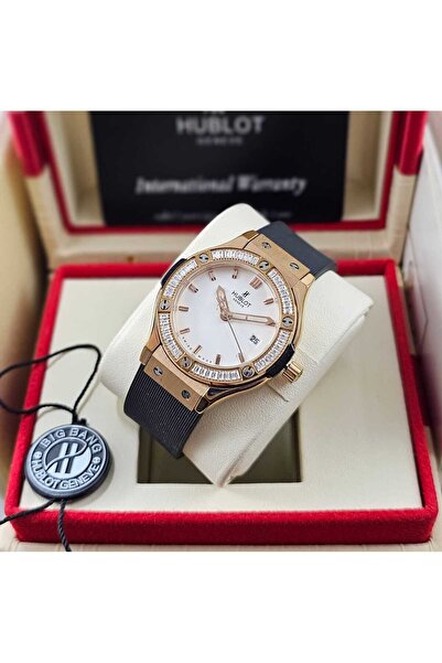 Hublot Hublot Big Bang Steel Diamond Watch - Zircon Bezel, Dashed Dial