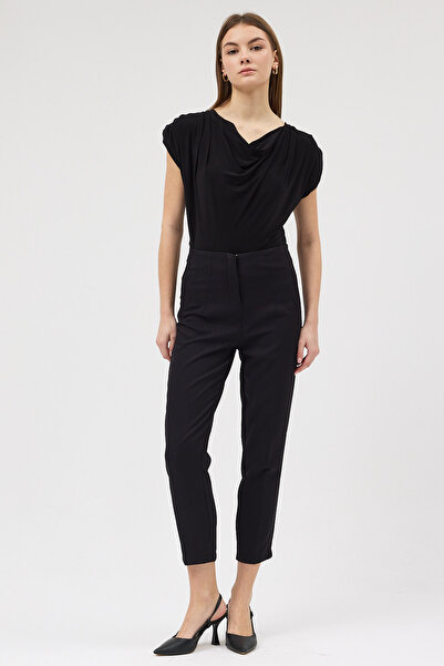 ABOUT US High Waist Pants with Pleated Detail # P0030