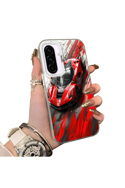 ucuc حافظة سامسونج جالاكسي A56 متوافقة مع الحافة السيليكونية الصلبة والمضادة ...