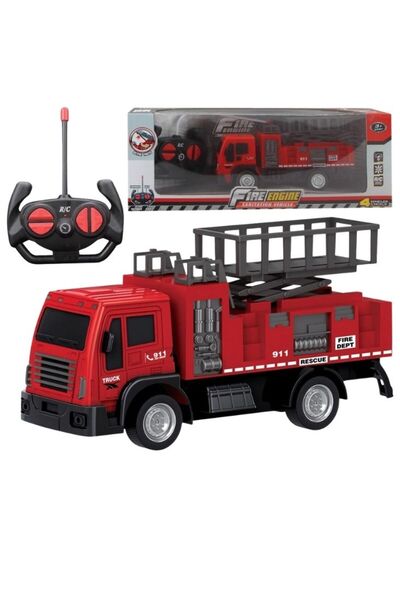 Premium RC Fire Engine Truck Toy – Remote Control Rescue Vehicle