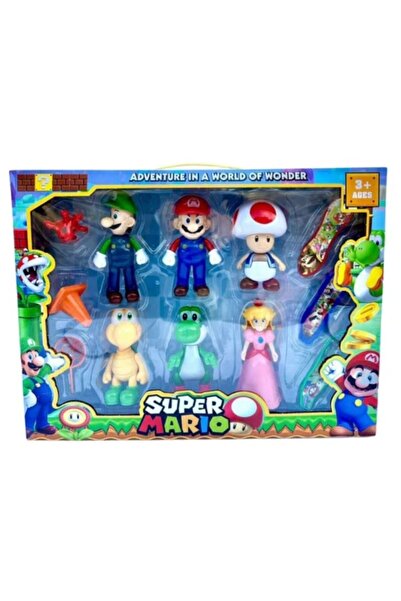 Premium مجموعة شخصيات سوبر ماريو - مجموعة ماريو وأصدقائه