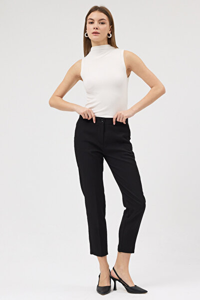 ABOUT US High Waist Tight Leg Casual Pants # P0040