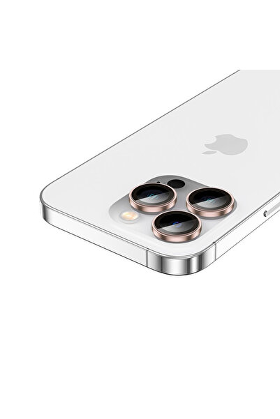 Amazingthing اميزنق ثينق- عدسات عدد 3 للايفون 14 برو و 14 برو ماكس - ذهبي