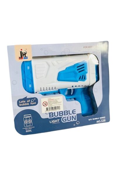 Premium مسدس فقاعات مضيء للأطفال - منفاخ فقاعات أوتوماتيكي مزود بإضاءة LED