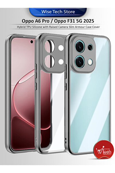 Wtech غطاء حماية نحيف من السيليكون الحراري المرن (TPU) مع كاميرا بارزة لهاتف ...