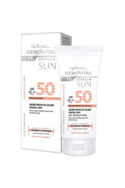 Farmec Derma+ Sun Cremă SPF 50 pentru Copii și Bebeluși, 100 ml