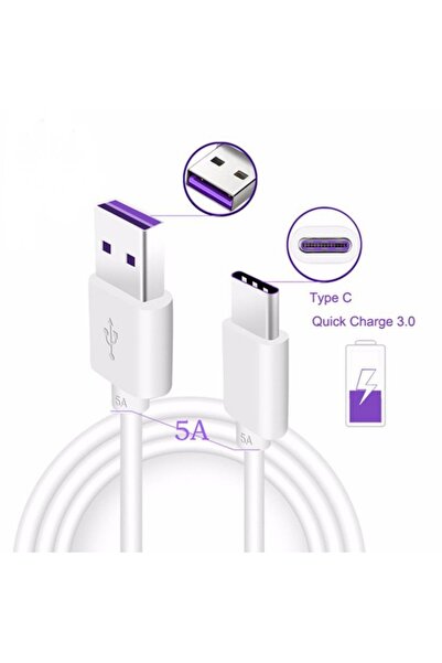 Galaxy 5 Amper USB teyp-c Şarj Kablosu